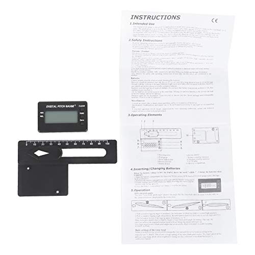 Foto 4 pulgar | Medidor De Tono Digital Dilwe Lcd Con Iluminación Para Trex Heli - Venta Internacional.