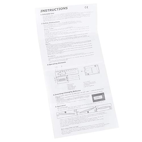 Foto 6 pulgar | Medidor De Tono Digital Dilwe Lcd Con Iluminación Para Trex Heli - Venta Internacional.