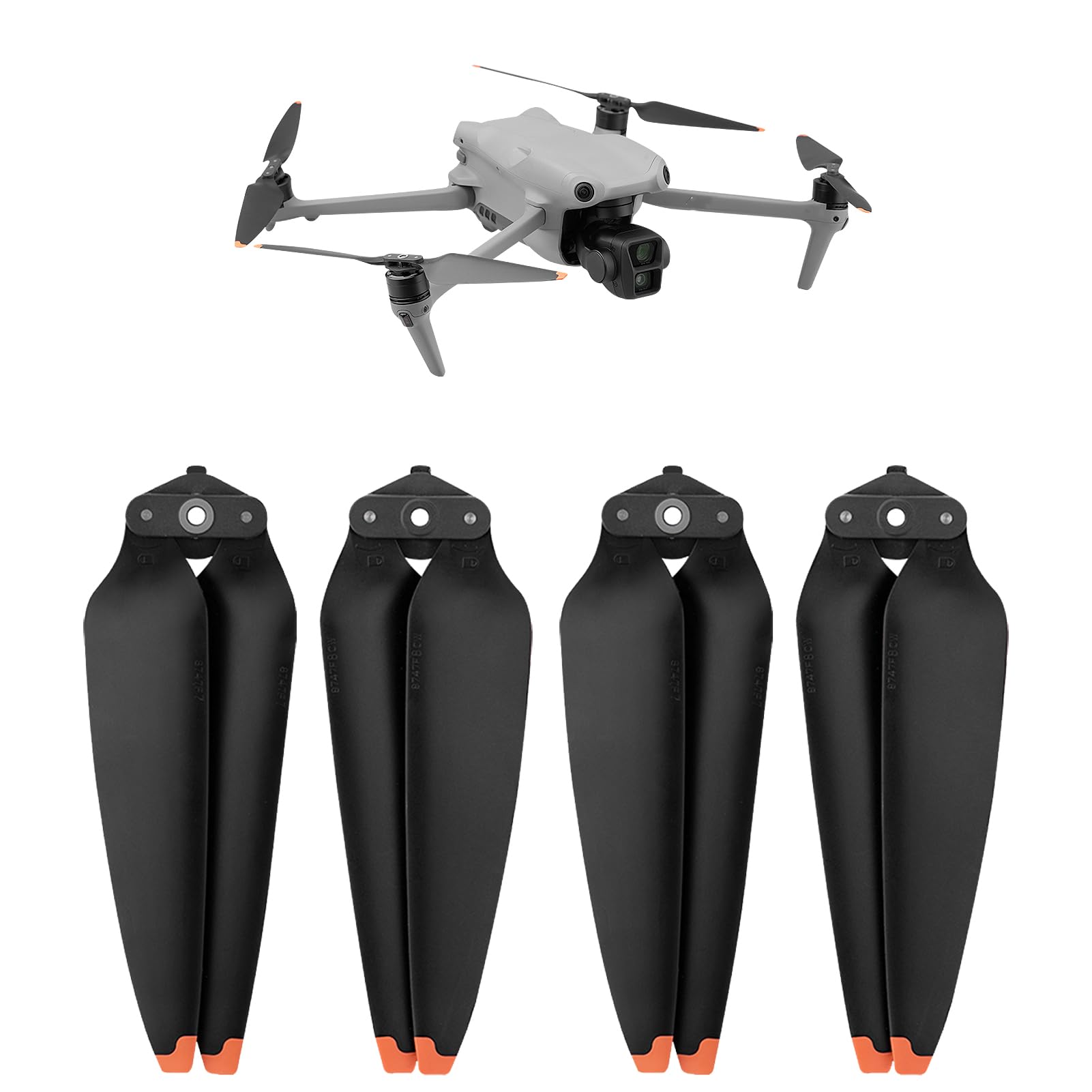 Foto 2 pulgar | Hélices Para Drones Dji Air 3 De Fibra De Carbono De Bajo Ruido, 8 Piezas - Venta Internacional.