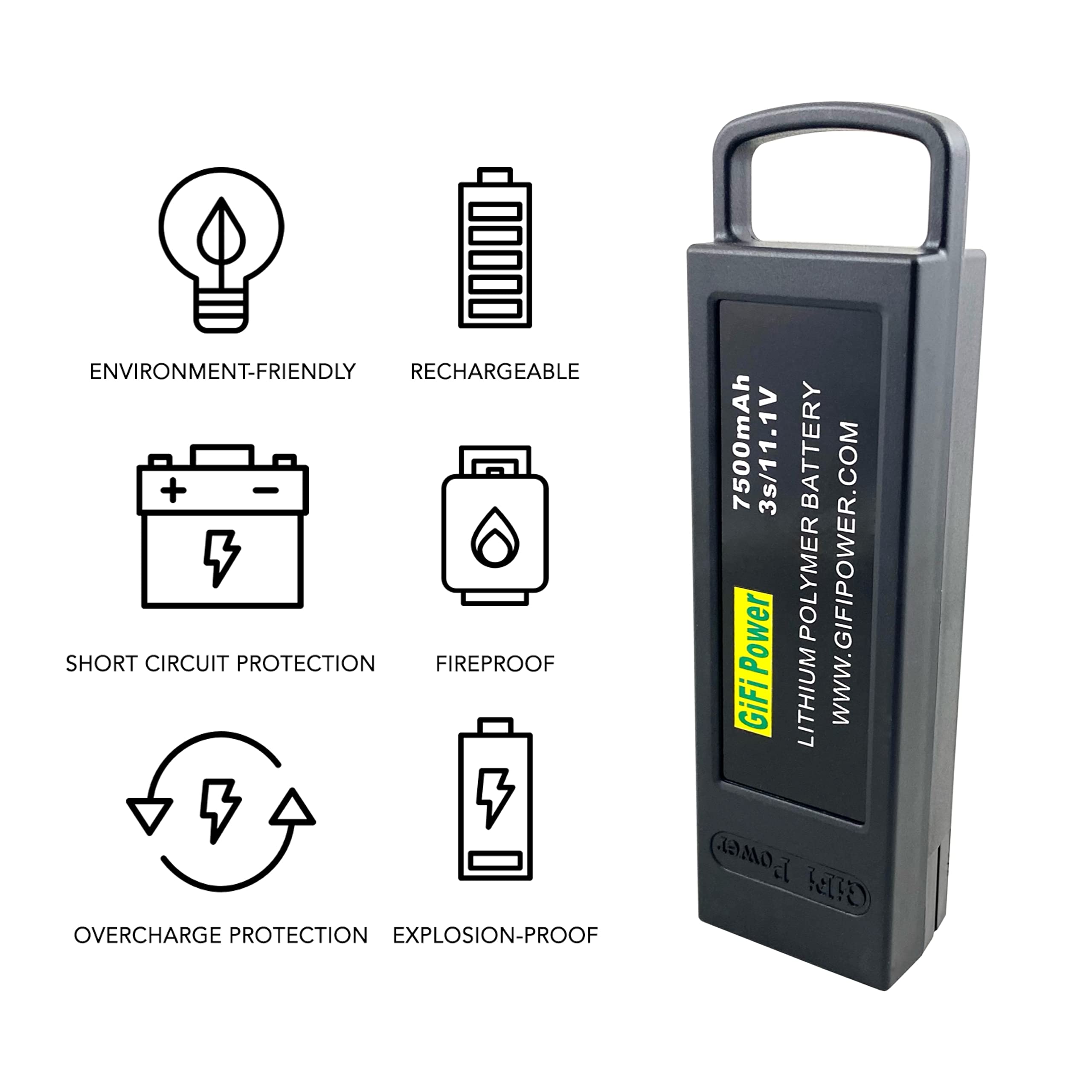Foto 5 pulgar | Batería Lipo De Repuesto Para Yuneec Q500+ Pro 4k Typhoon - Venta Internacional.
