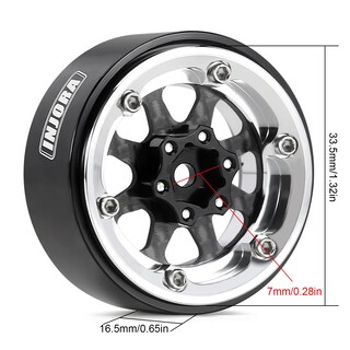 Foto 3 | Rueda Injora Moduwheel 1.3 Con Compensación Negativa Para Rc Crawler 1/18 1/24 - Venta Internacional.