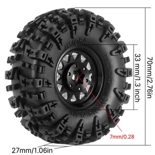 Foto 5 | Neumáticos de Juguete Injora Para Auto Rc Crawler-Venta Internacional