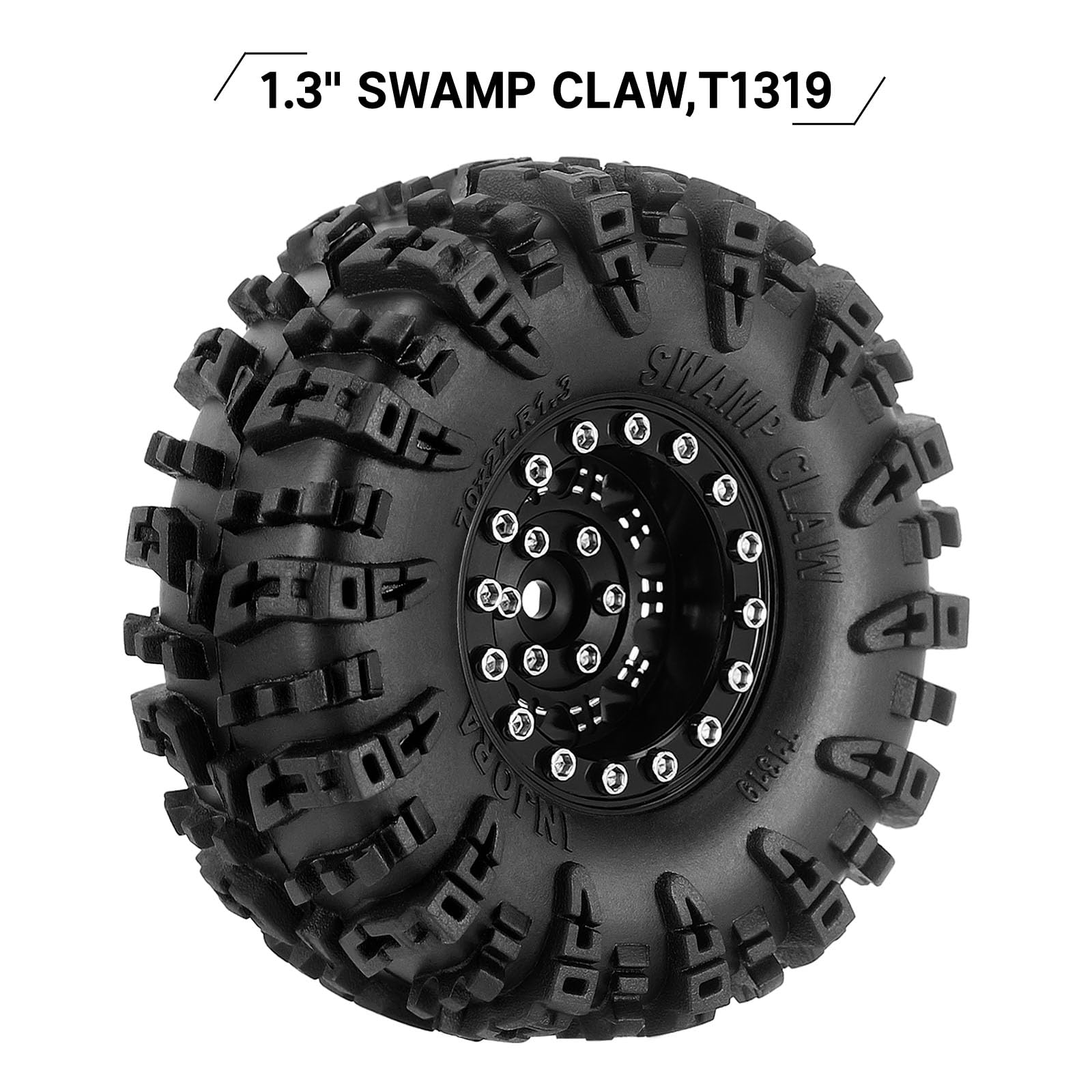 Foto 3 pulgar | Juego De Neumáticos Injora S5 Swamp Claw Para Coche Rc 1/18 1/24 - Venta Internacional.