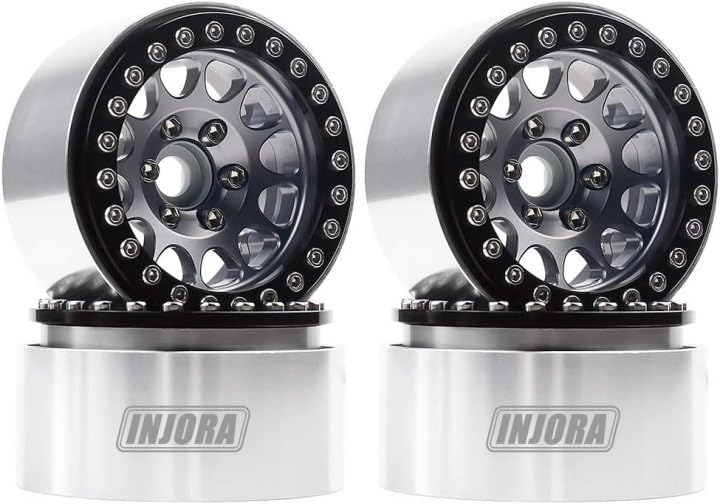 Foto 2 pulgar | Juego de Llantas Rc Rims Injora Beadlock De 1.9 Pulgadas Para Crawler 1:10 - Venta Internacional