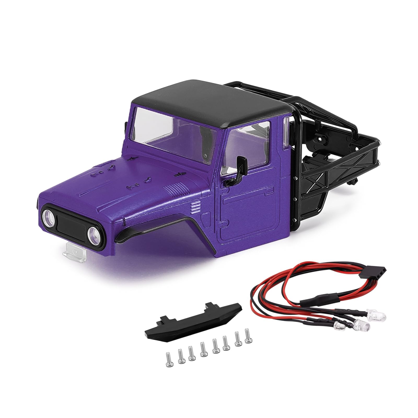 Foto 3 pulgar | Carcasa De Camión Injora Ir40 Púrpura Para 1/18 Trx4m Defender - Venta Internacional.