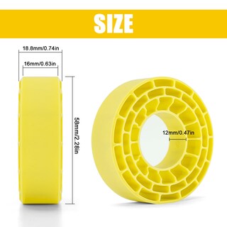 Foto 5 | Insertos De Caucho De Silicona Para Neumáticos 1.0 De 62-64 Mm Injora - Venta Internacional.