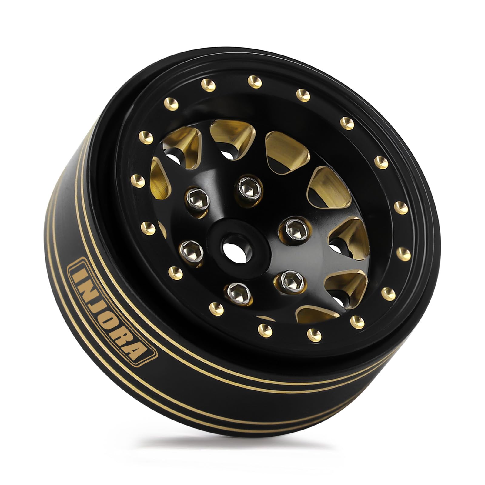 Foto 6 | Llantas Injora 1.3 Brass 68g Para Scx24 Trx4m 1/24 1/18 Rc - Venta Internacional.