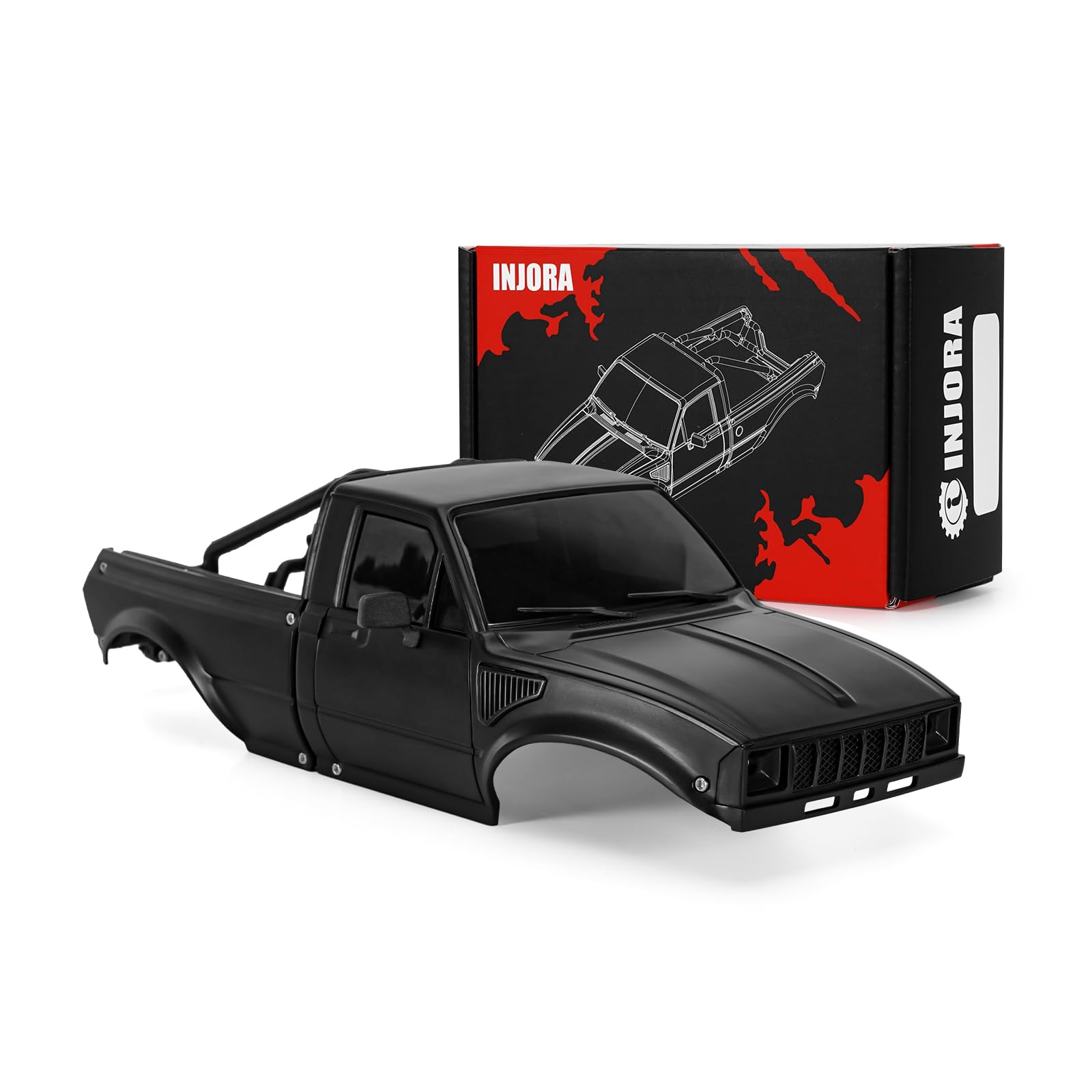 Carcasa Rígida Pickup Injora Ir60-24 Para Rc Crawler 1/24 - Venta Internacional.