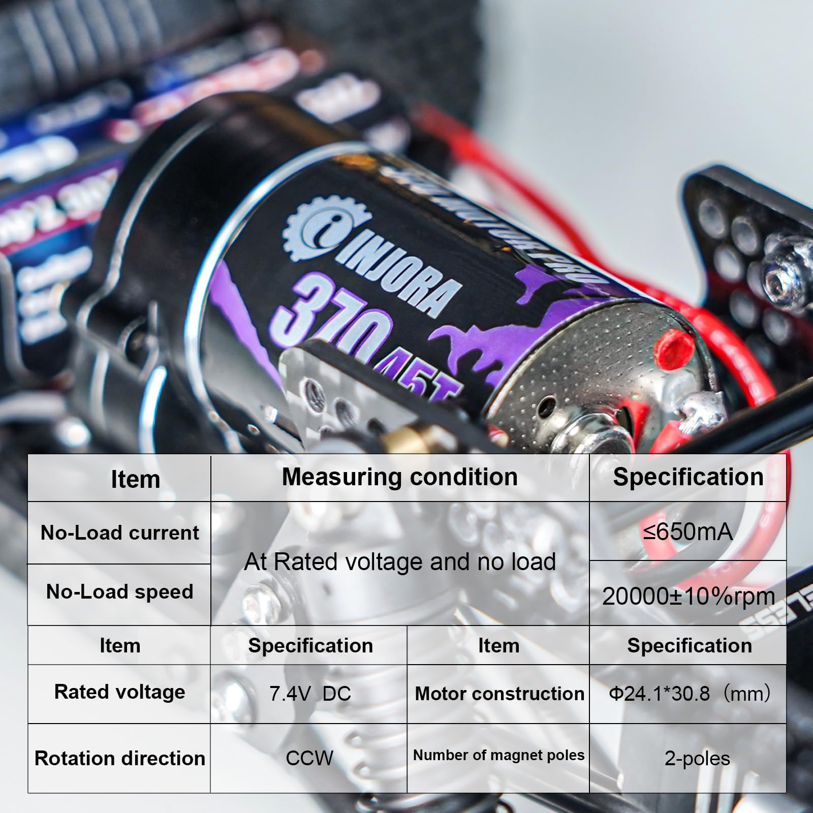 Foto 5 | Actualización De Transmisión Injora Cnc Aluminium Con Motor 370 45t - Venta Internacional.