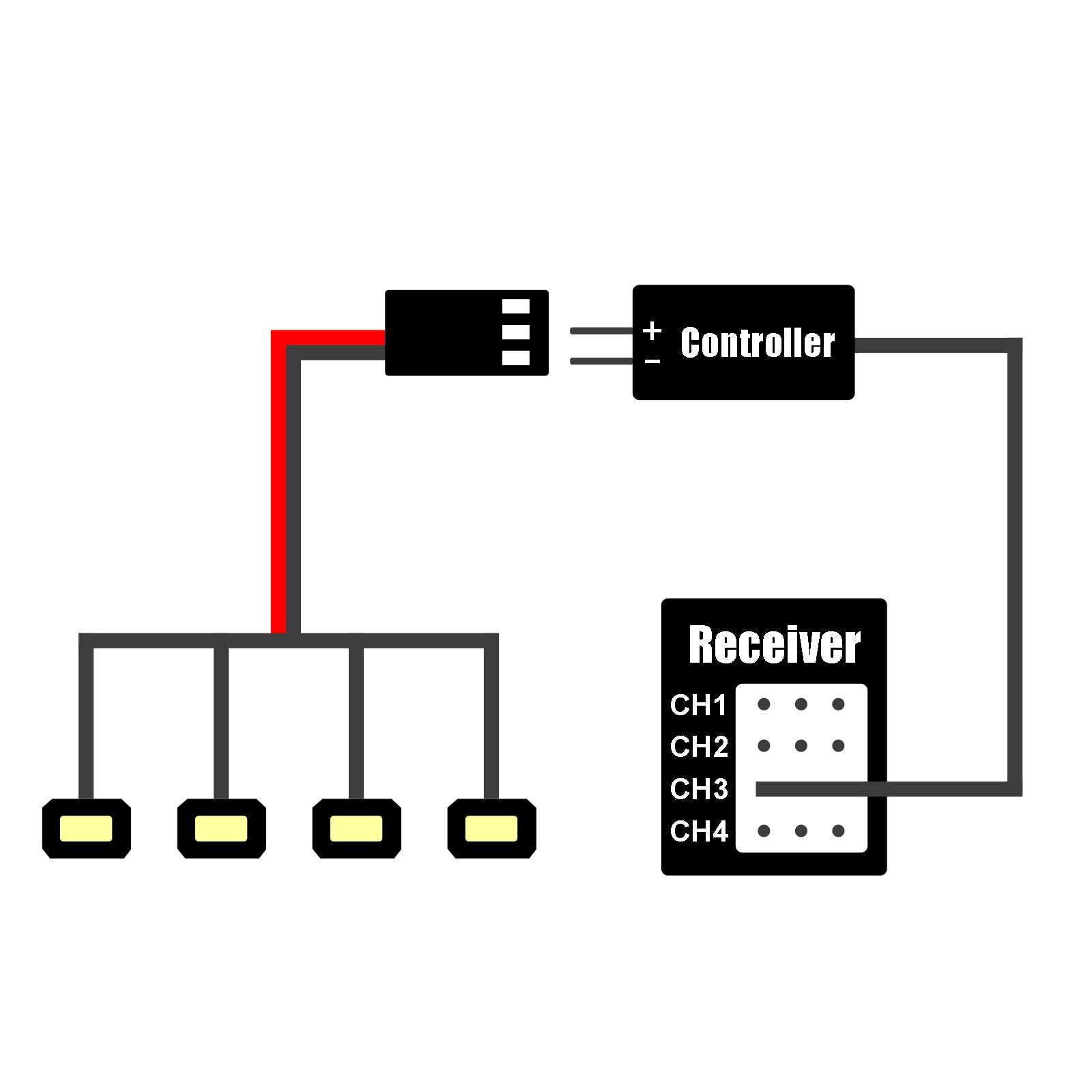 Foto 5 | Kit De Luces Led Para Faros Traseros Para Trx4m 1/18 Rc Injora - Venta Internacional.