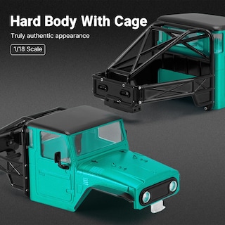 Foto 3 | Carcasa De Camión Injora Ir40 87 G Con Jaula Tubular Para 1/18 Trx4m - Venta Internacional.