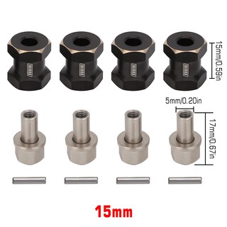 Foto 2 | Extensión Hexagonal De Rueda De 12 Mm, Latón, 15 Mm, Para 1/10 Rc Crawler - Venta Internacional.