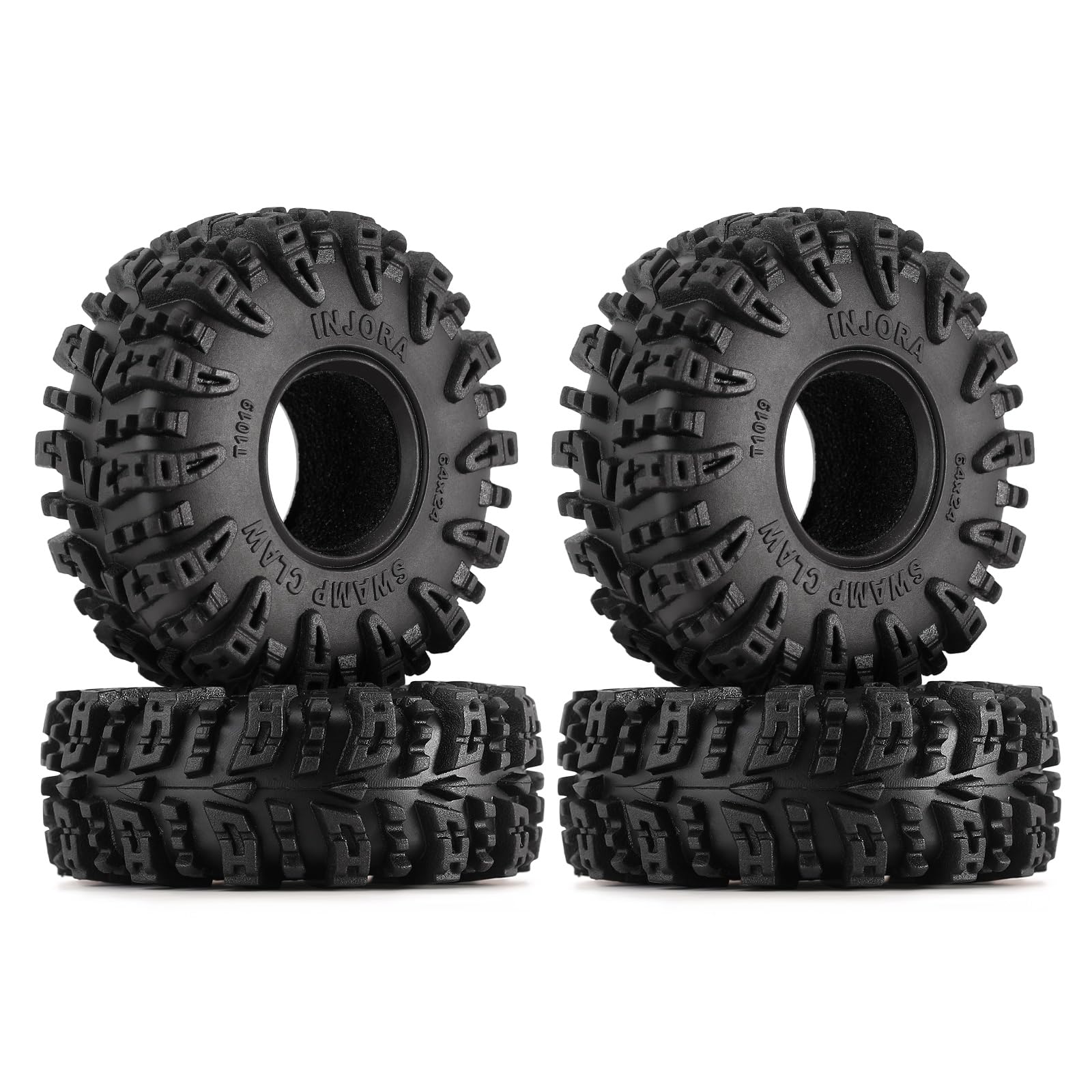 Neumáticos Injora S5 Swamp Claw Mud Terrain 1.0 Para 1/18 1/24 Rc - Venta Internacional.