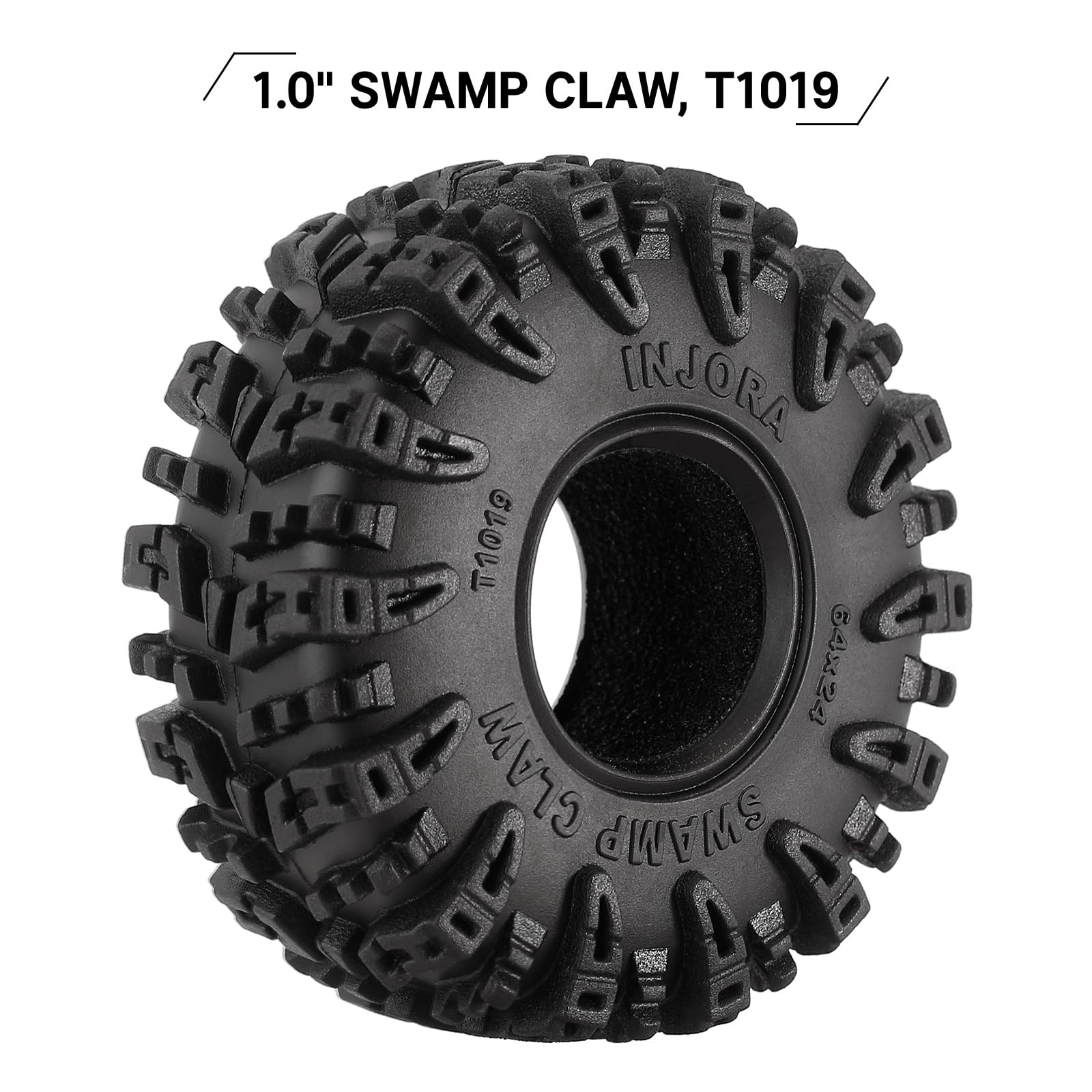 Foto 3 pulgar | Neumáticos Injora S5 Swamp Claw Mud Terrain 1.0 Para 1/18 1/24 Rc - Venta Internacional.