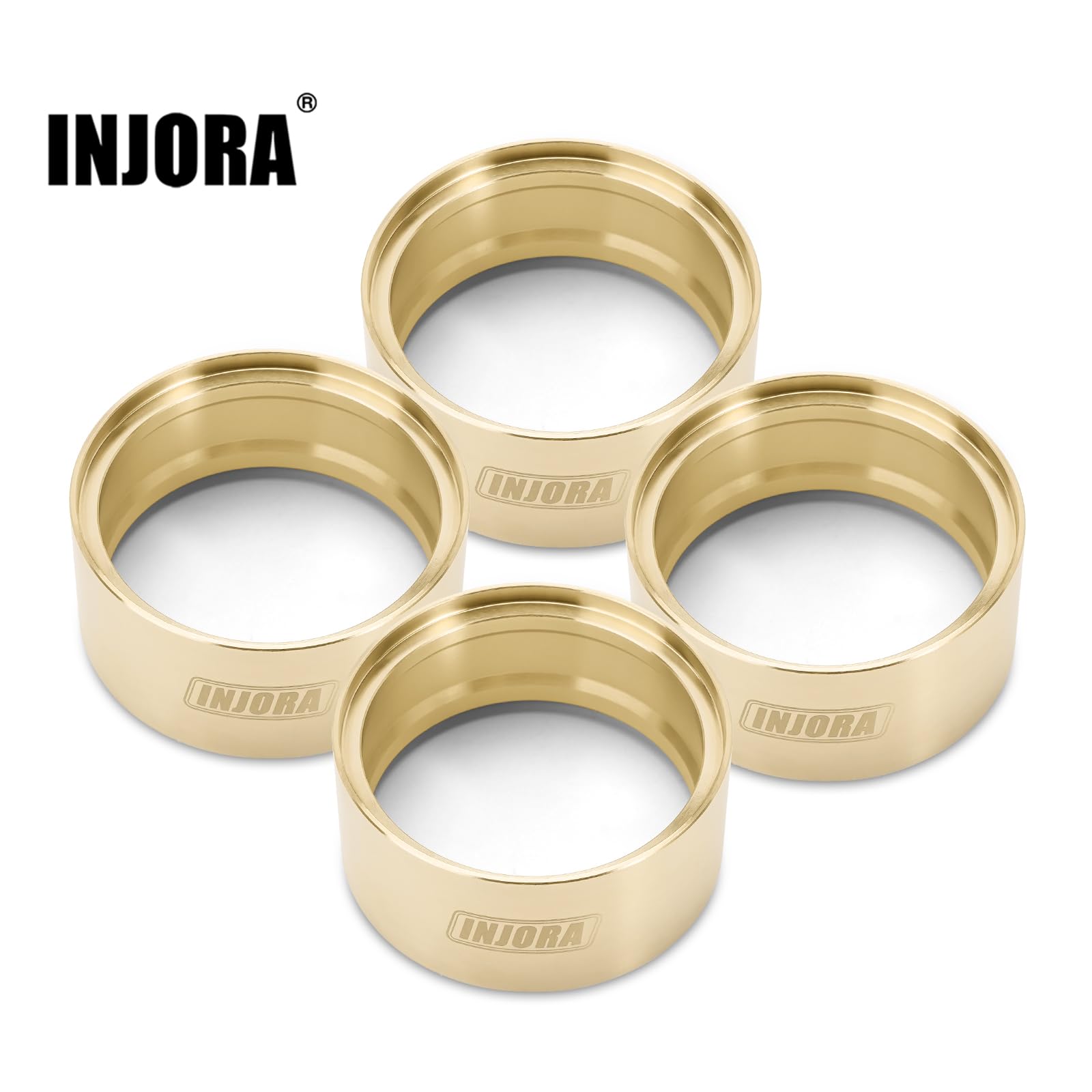 Foto 7 | Pesas De Rueda Injora Inner Beadlock Rings 147 G 2.2 Para 1/10 Rc - Venta Internacional.