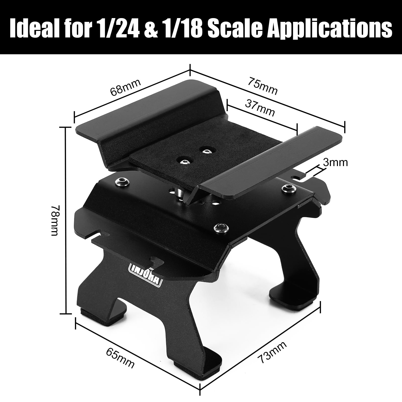 Foto 5 | Soporte Para Coche Rc Injora De Aluminio Con Soporte De Amortiguador 1/24 1/18 Crawler - Venta Internacional.