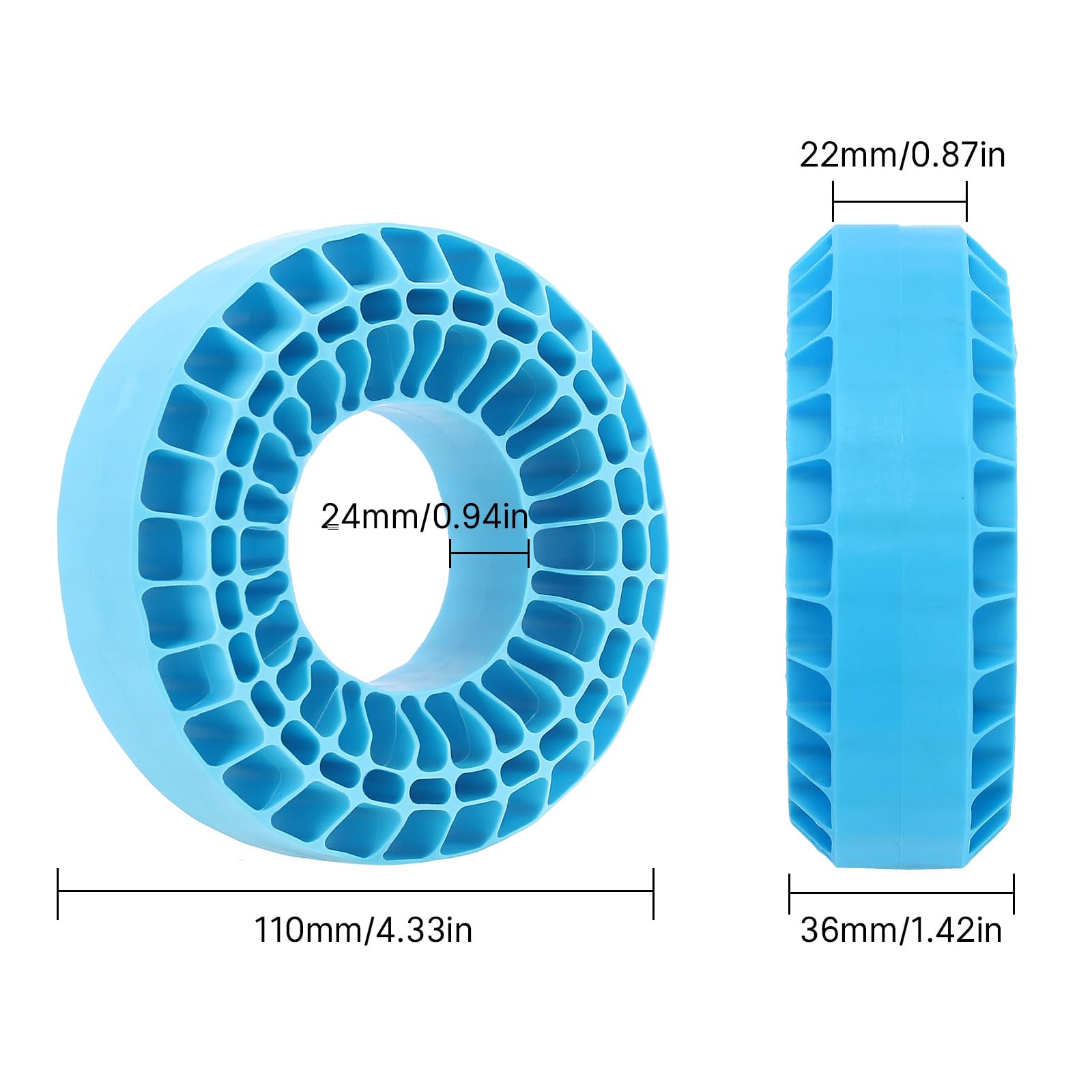 Foto 2 | Espuma Insertable De Goma De Silicona Para Neumáticos De 1,9 Ruedas De 118-122 Mm - Venta Internacional.