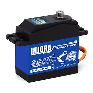 Foto 7 | Servo Rc Injora De 35 Kg De Alto Par Para Camión Sobre Orugas En Ángulo De 270° - Venta Internacional.