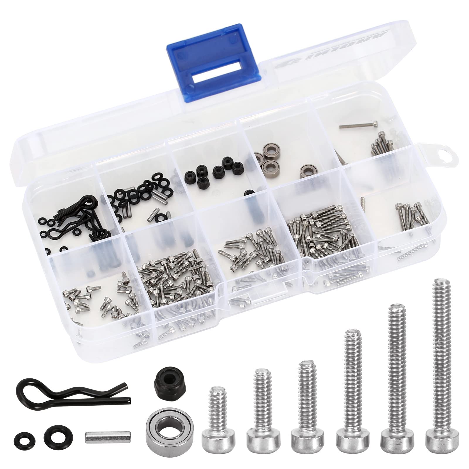 Juego De Tornillos Con Caja Para 1/24 Rc Crawler Car Axial Scx24 Ax24 - Venta Internacional. $528