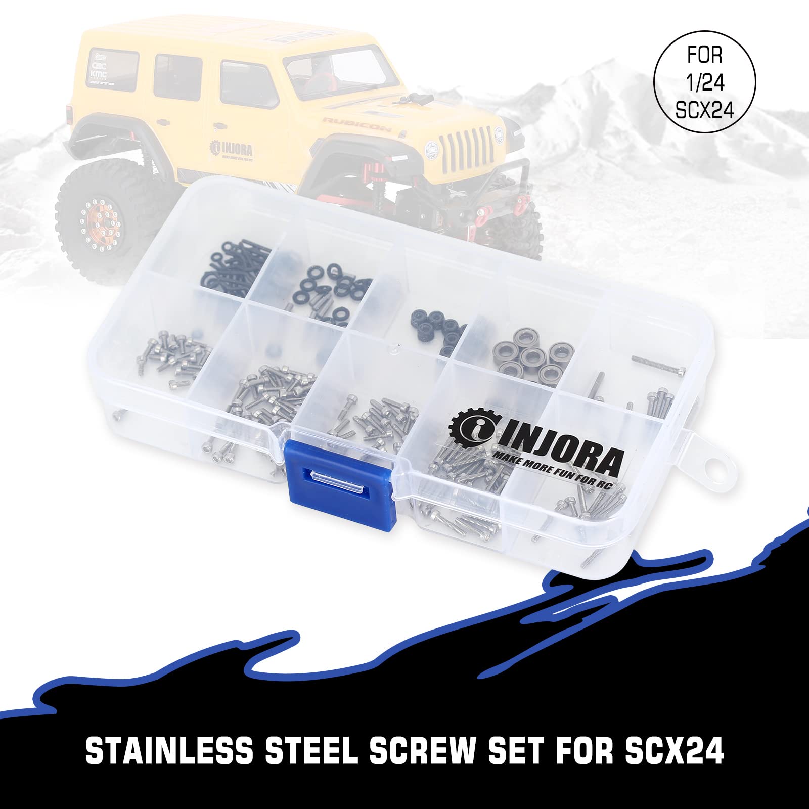 Foto 7 pulgar | Juego De Tornillos Con Caja Para 1/24 Rc Crawler Car Axial Scx24 Ax24 - Venta Internacional.