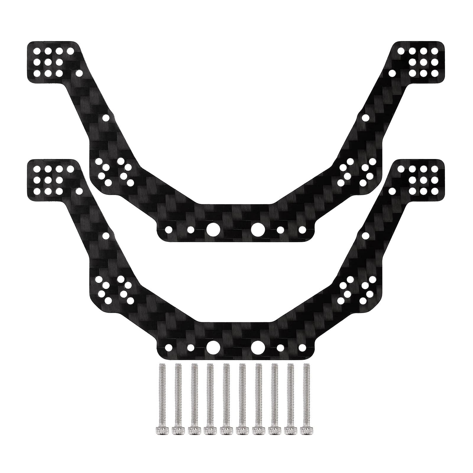 Foto 2 | Placas Laterales De Chasis Injora De Fibra De Carbono Para Axial Ax24 1/24 - Venta Internacional.