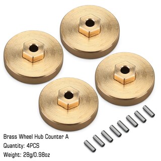 Foto 2 | Pesas De Rueda Injora Para 1/24 Rc Crawler Axial Scx24 Axi90081 - Venta Internacional.