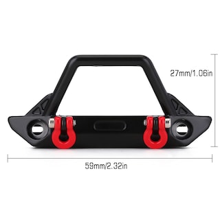 Foto 2 | Parachoques Delantero Rc Injora Metal Con Luces Para Scx24 Wrangler - Venta Internacional.