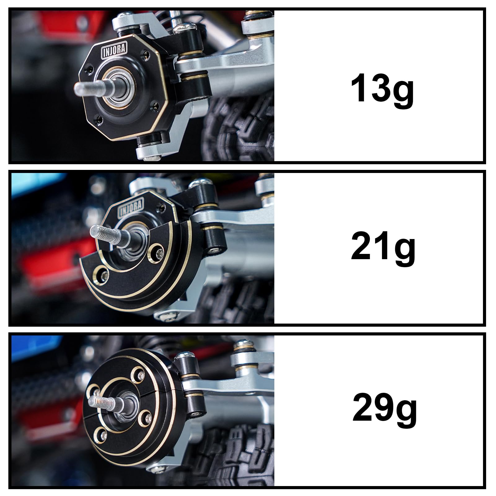 Foto 6 pulgar | Kit De Nudillos De Dirección Con Contrapeso Para Rc Crawler 1/18 - Venta Internacional.