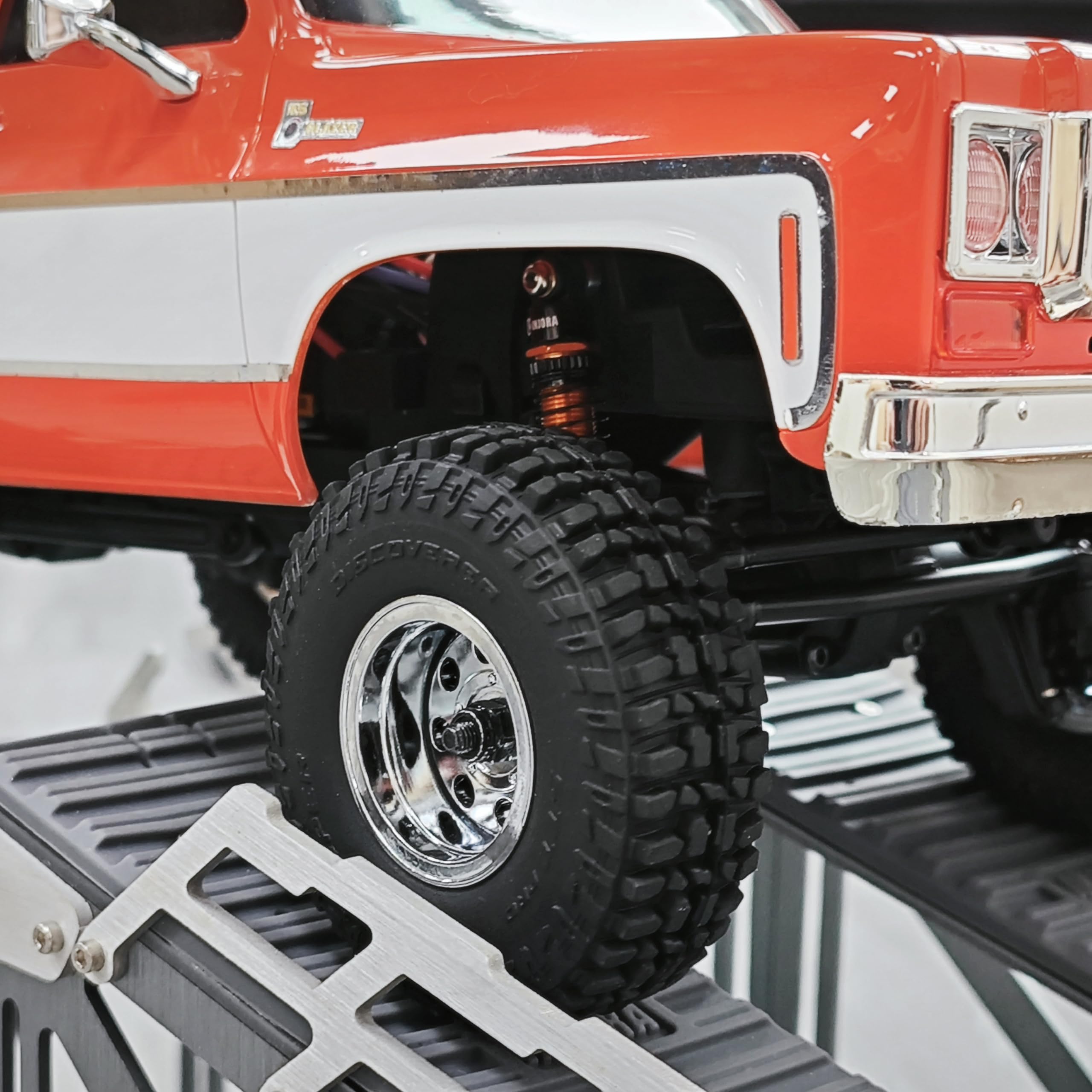 Foto 7 | Amortiguador Injora 45mm De Aluminio Para Fms Fcx24 1/24 Rc - Venta Internacional.