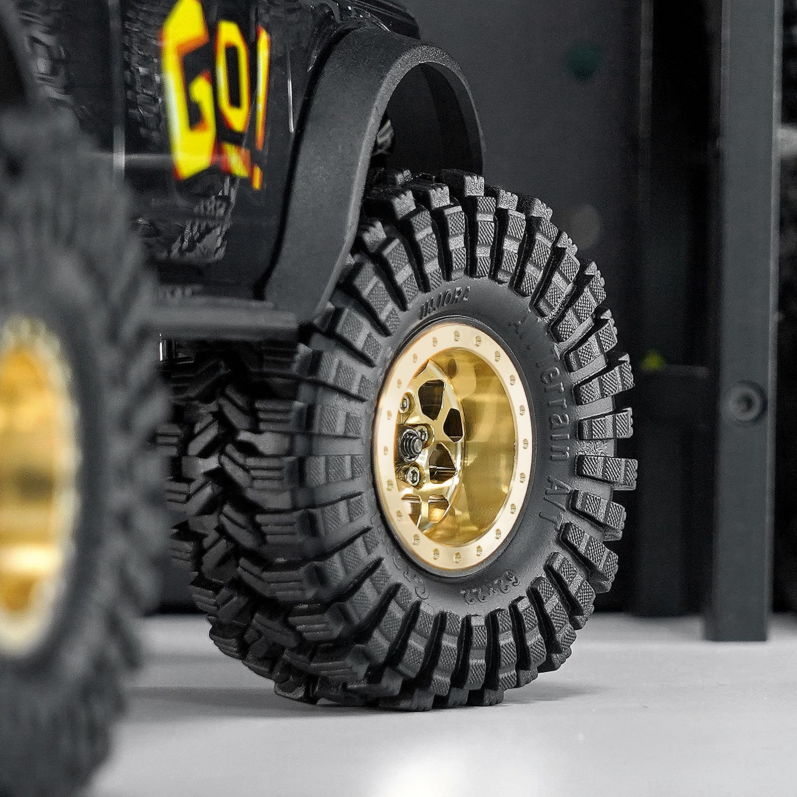 Foto 8 pulgar | Rueda Injora 1.0 Brass Beadlock para Trx4m Ascent18 Scx24 Fcx24 - Venta Internacional
