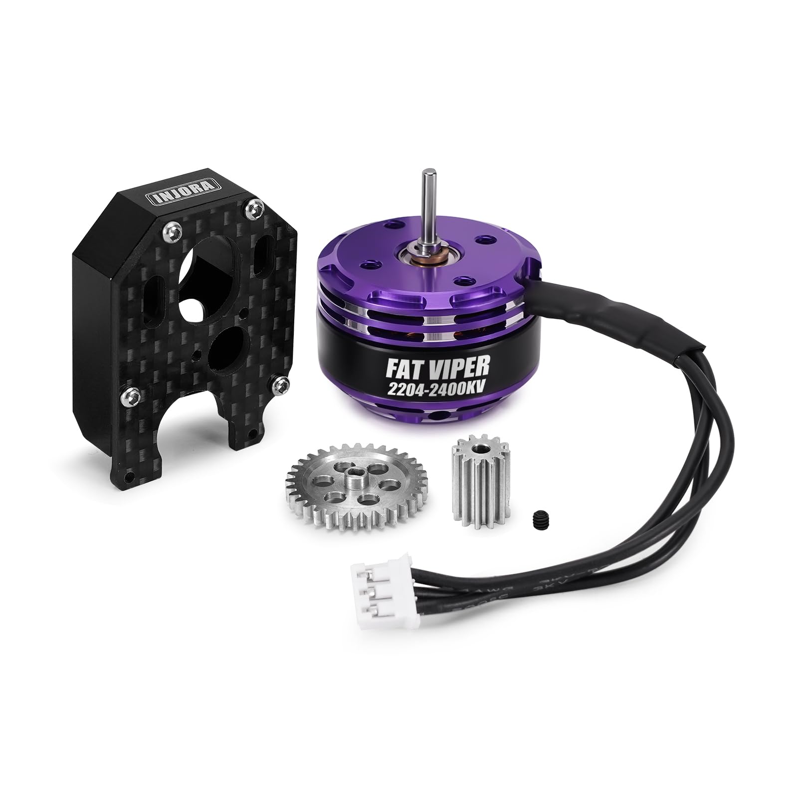 Foto 2 pulgar | Motor Injora Fat Viper 2204 2400kv Sin Escobillas Para 1/24 Rc - Venta Internacional