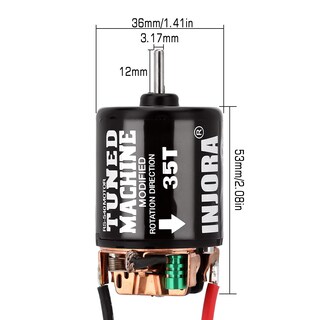 Foto 2 | Motor Cepillado Injora 540 35t Impermeable para Coche Rc Cralwer 1/10 - Venta Internacional