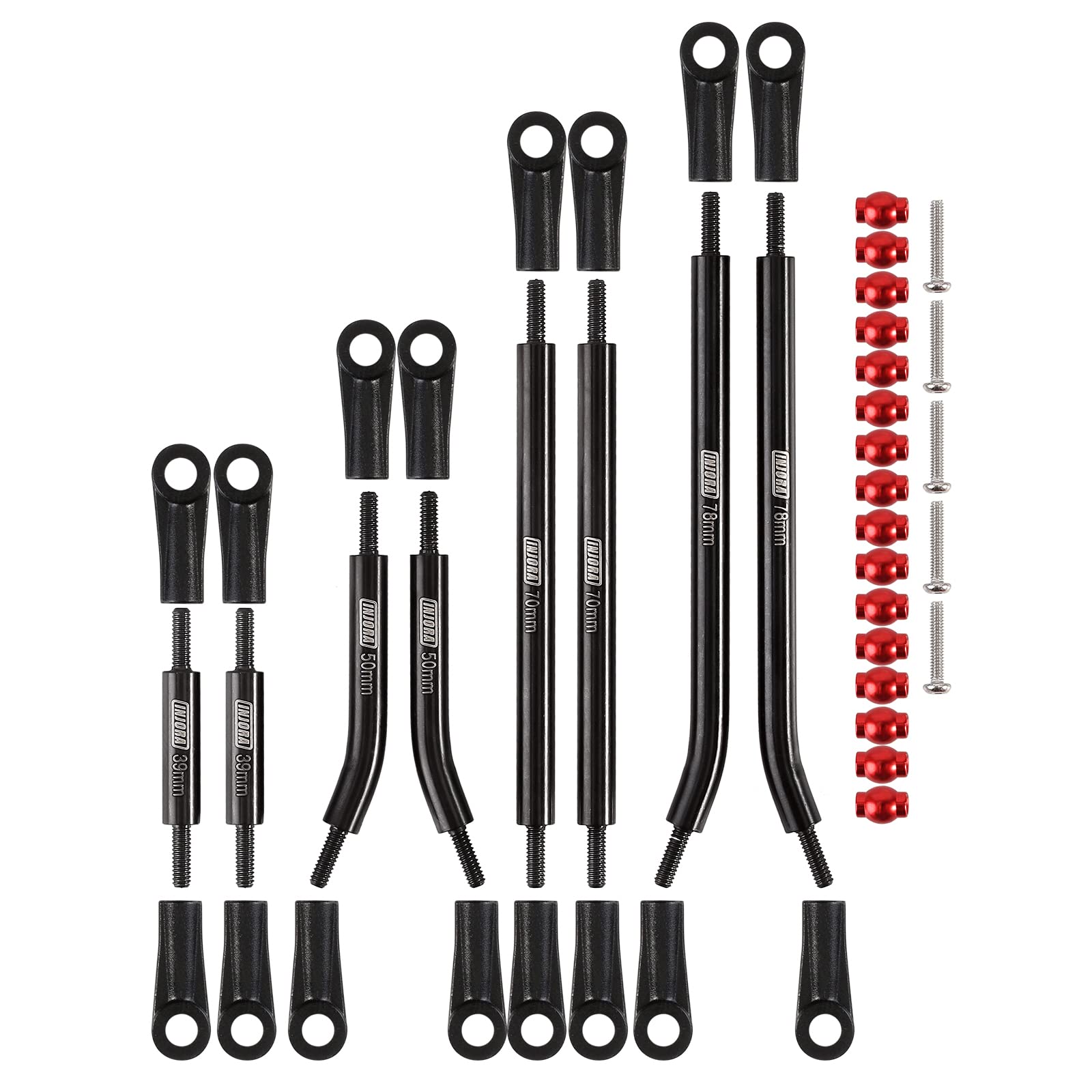 Foto 3 pulgar | Kit de Enganche Injora de Acero Inoxidable de Alta Holgura para Axial Scx24 Gladiator - Venta Internacional