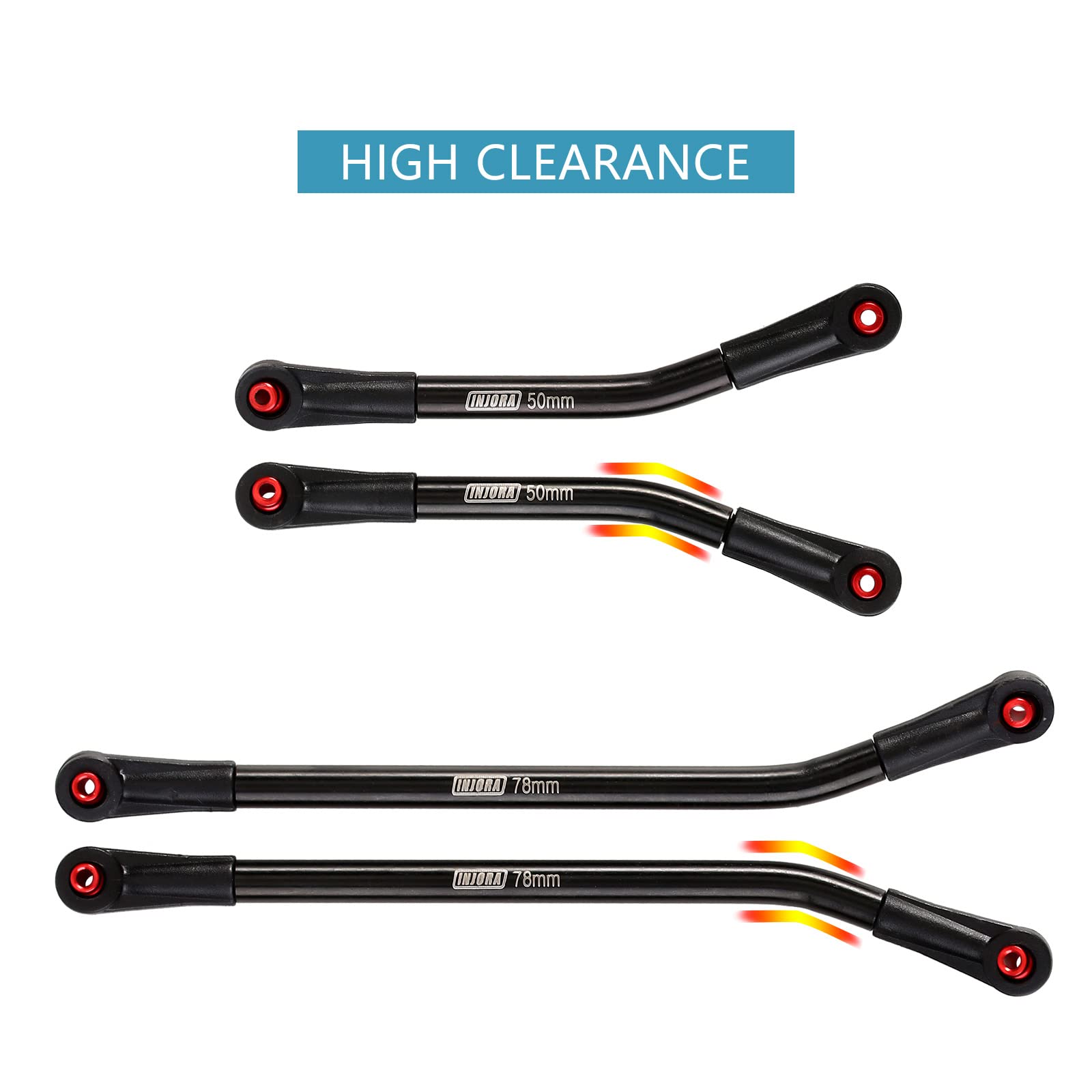 Foto 6 pulgar | Kit de Enganche Injora de Acero Inoxidable de Alta Holgura para Axial Scx24 Gladiator - Venta Internacional