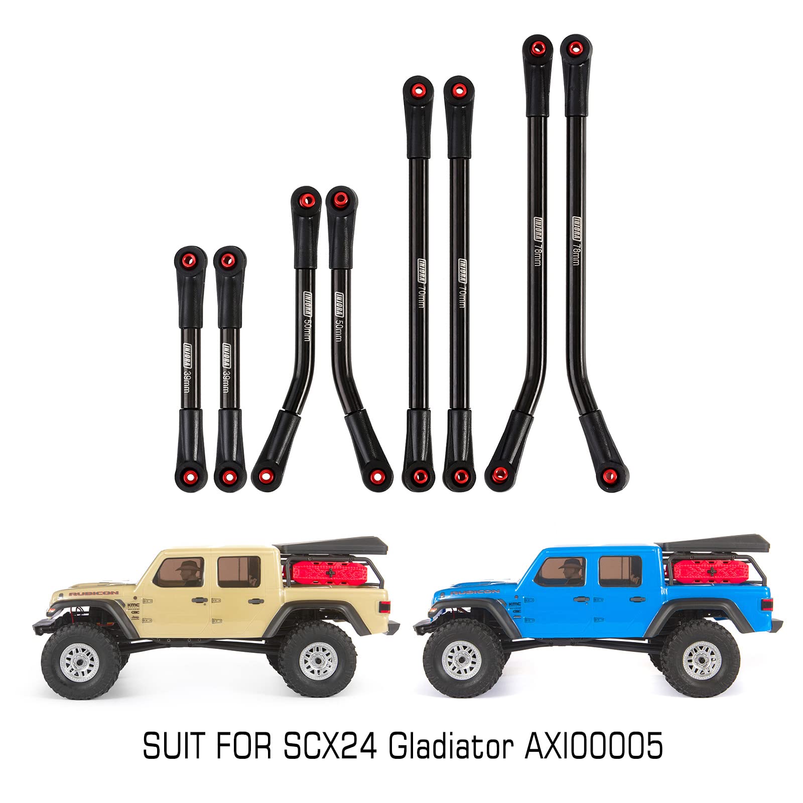 Foto 8 pulgar | Kit de Enganche Injora de Acero Inoxidable de Alta Holgura para Axial Scx24 Gladiator - Venta Internacional