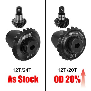 Foto 2 | Juego de Engranajes Injora Steel Alloy 12/24t Y 12/20t para 1/24 Fms Fcx24 Fcx18 - Venta Internacional