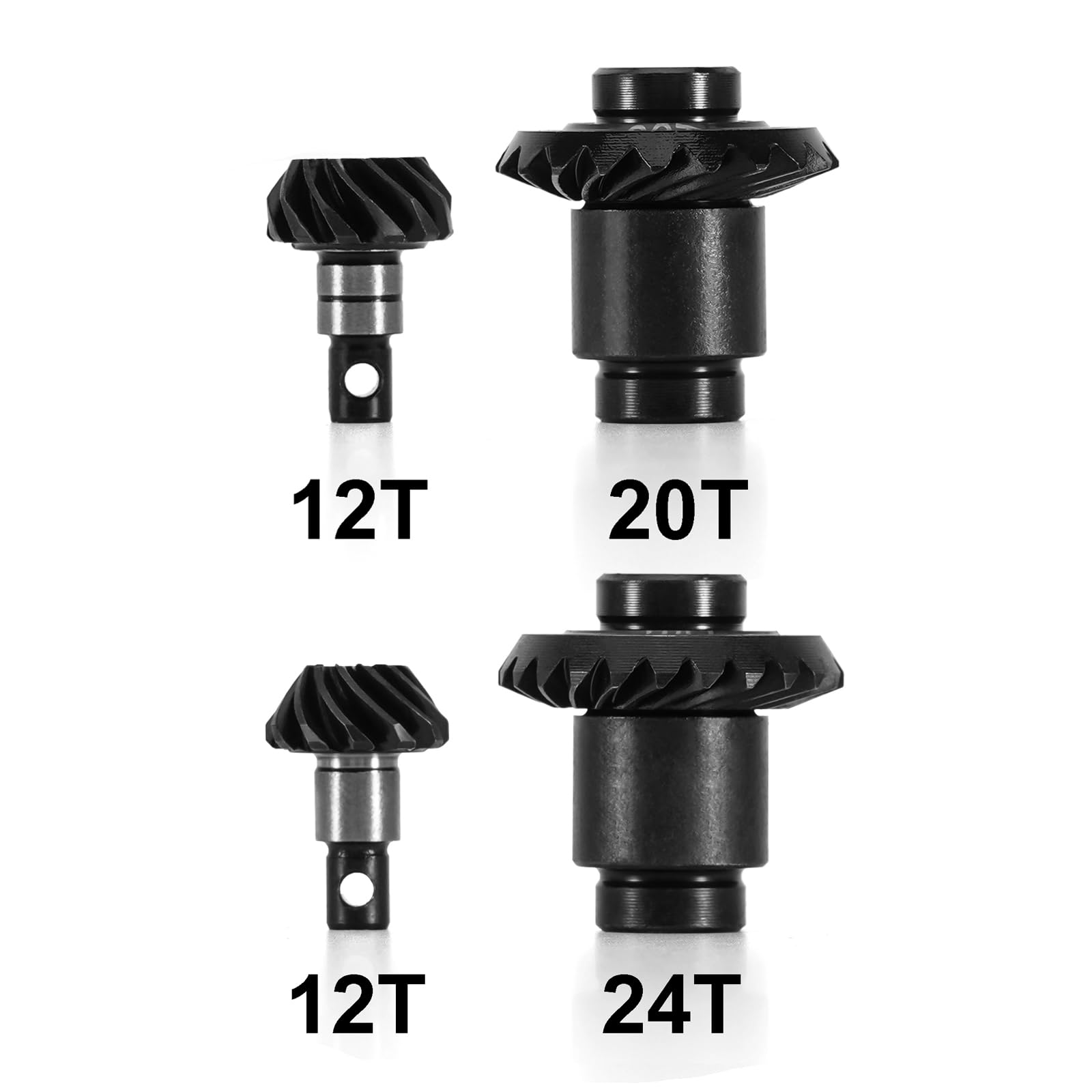Foto 7 pulgar | Juego de Engranajes Injora Steel Alloy 12/24t Y 12/20t para 1/24 Fms Fcx24 Fcx18 - Venta Internacional