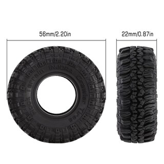 Foto 2 | Neumáticos Injora 1.0 Soft Caucho para 1/18 Trx4m Scx24 Crawler - Venta Internacional