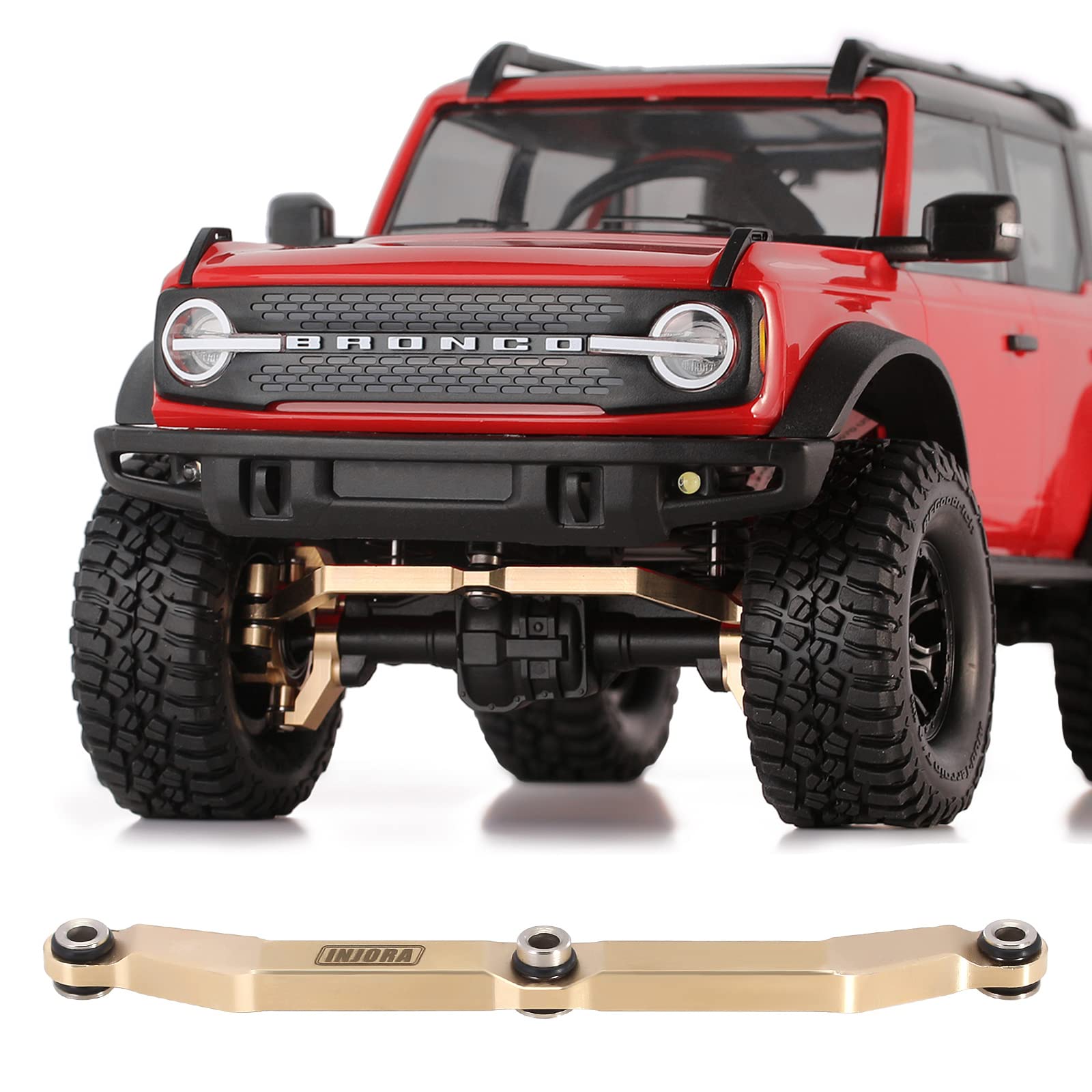 Foto 6 pulgar | Eslabón de Dirección Injora de Latón para Coche RC Crawler 1/18 TRX4M - Venta Internacional