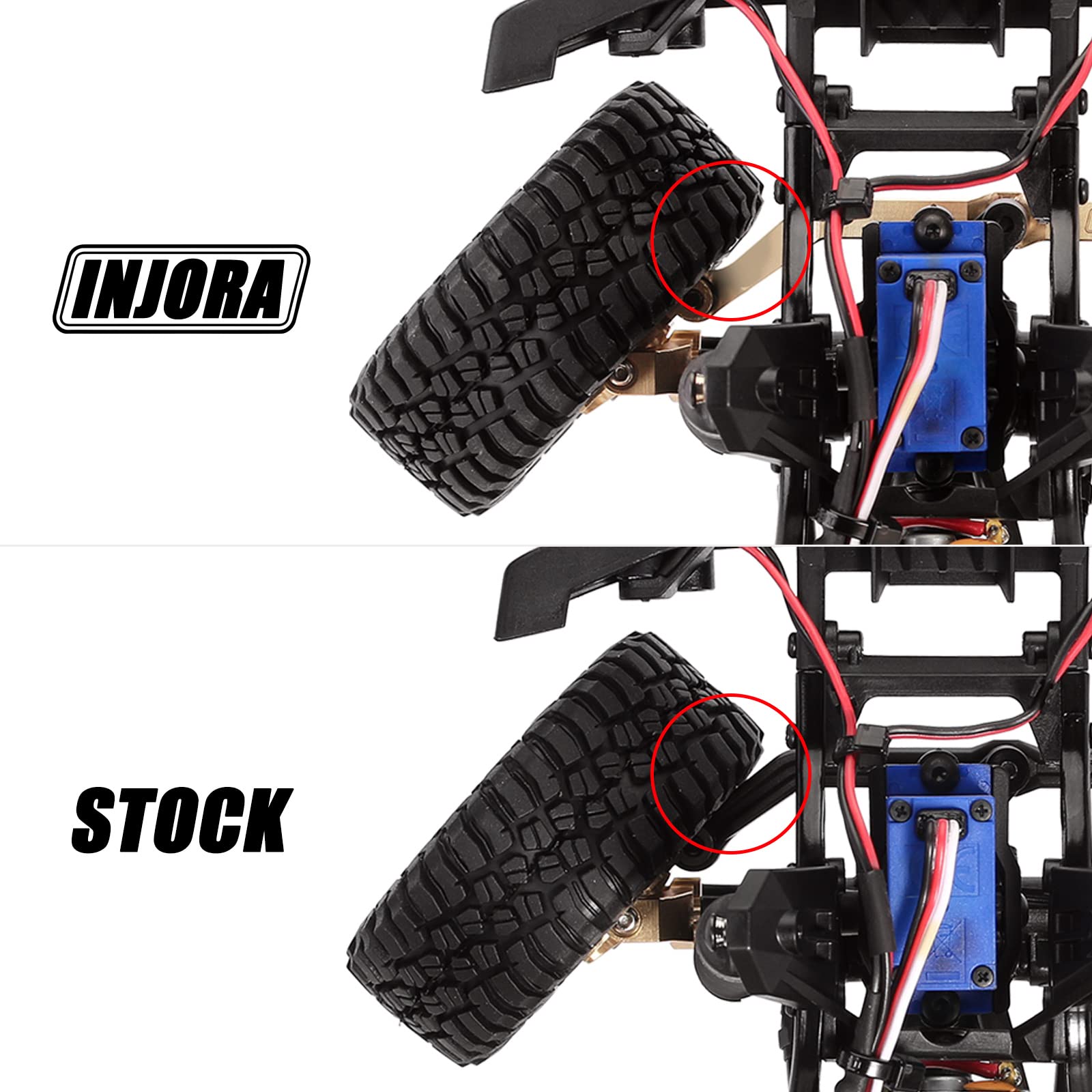 Foto 7 pulgar | Eslabón de Dirección Injora de Latón para Coche RC Crawler 1/18 TRX4M - Venta Internacional