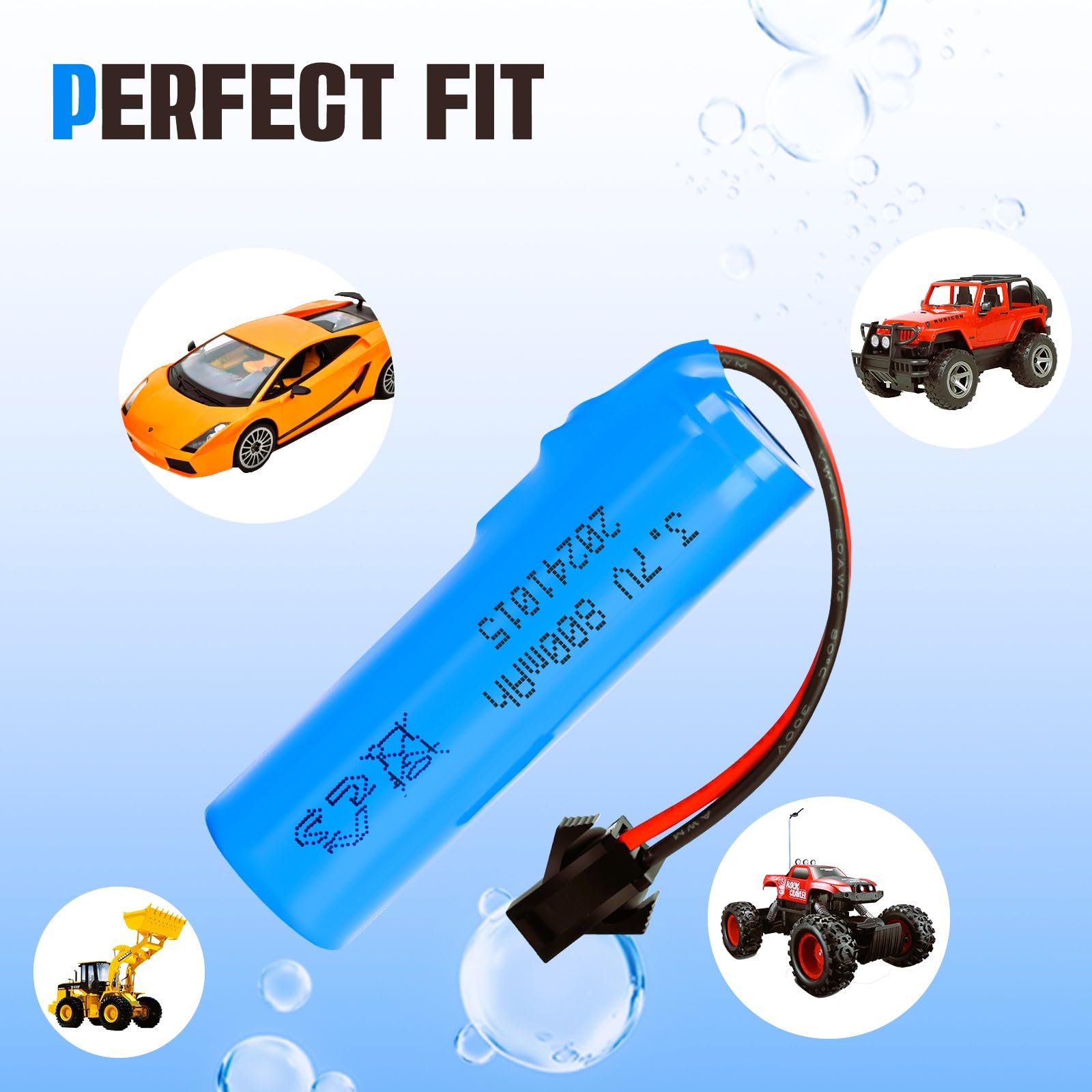 Foto 4 pulgar | Baterías Recargables De Iones De Litio De 3,7 V 800 Mah, Paquete De 2 Con Cargador - Venta Internacional.