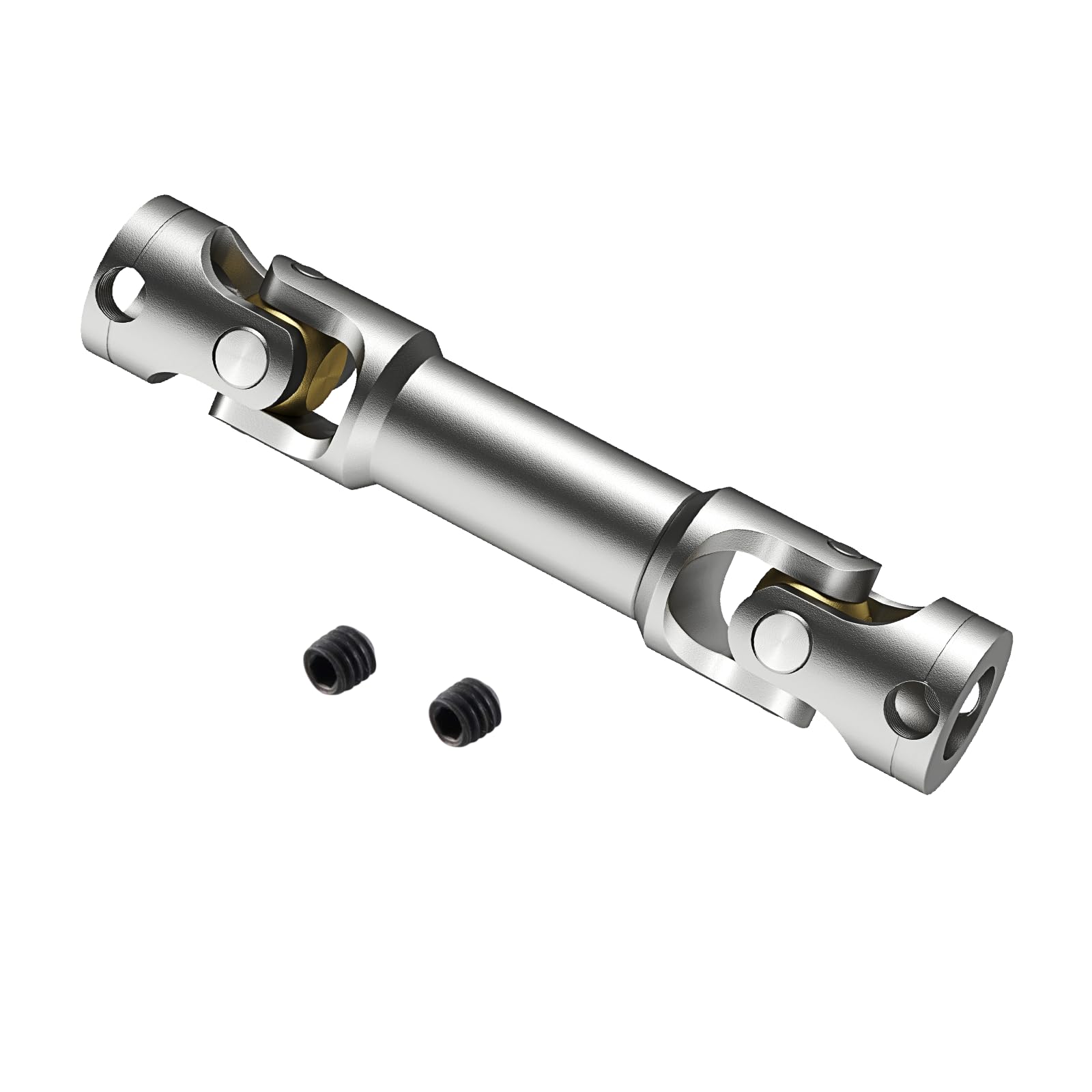 Eje De Transmisión Rc, 1 Unidad, Aleación De Metal Plateado 1/14, Eje De Transmisión 50-62 Mm - Venta Internacional.