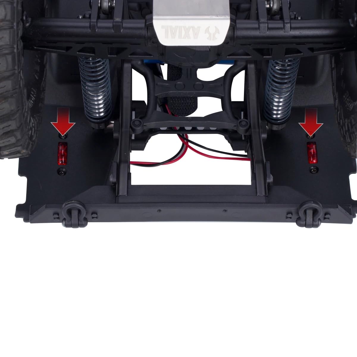 Foto 7 pulgar | Kit De Luces Led Rc Wheel Wheel Wheel Para 1/10 Scx10 Crawler (blancas) - Venta Internacional.
