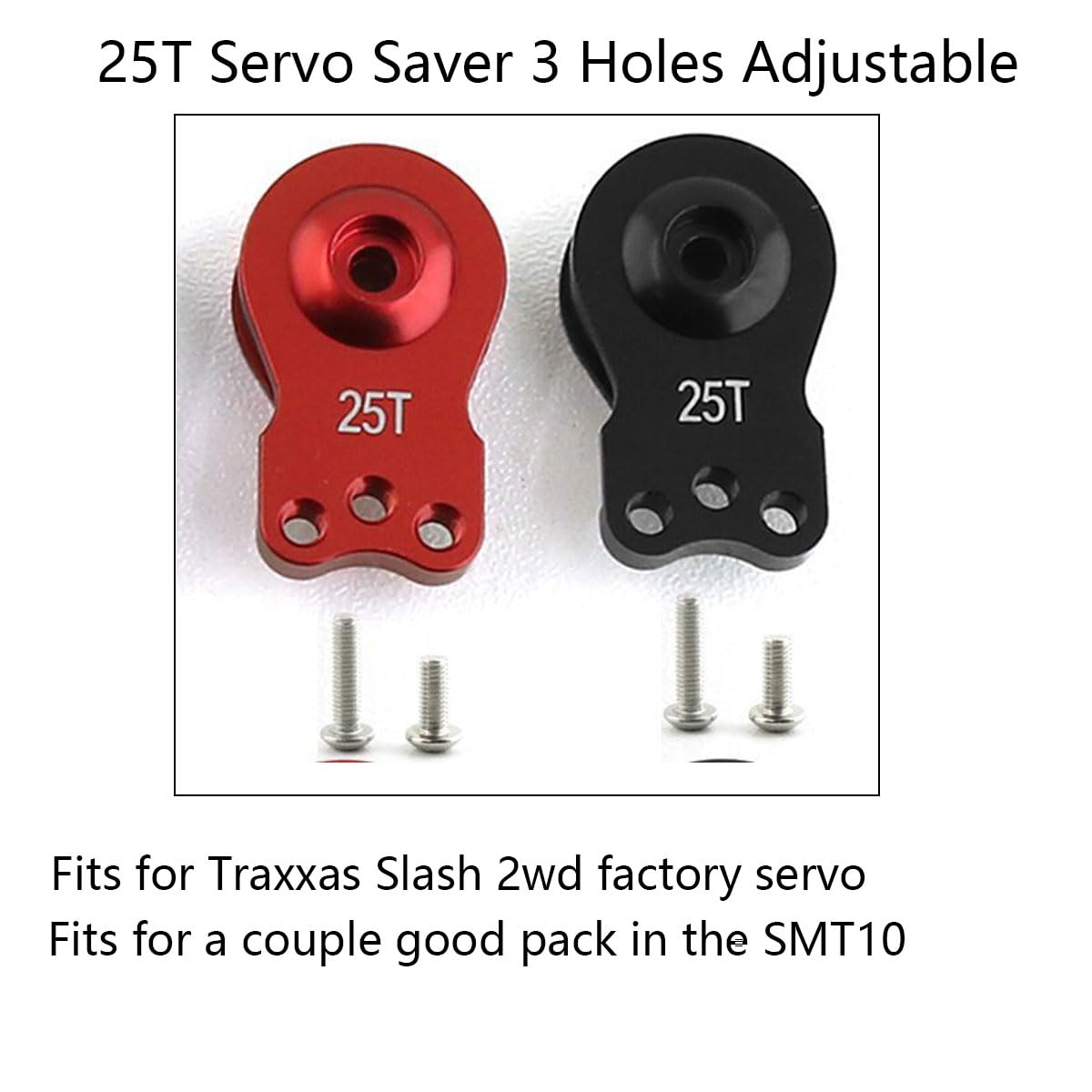 Foto 4 pulgar | Servo Saver 25t De Aluminio Ajustable Con 3 Orificios Para Traxxas Slash - Venta Internacional.