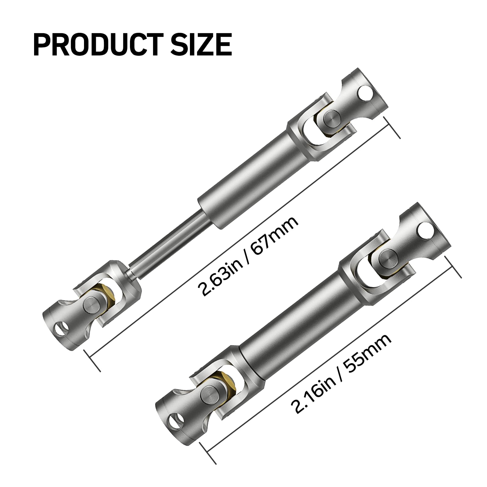 Foto 5 pulgar | Eje De Transmisión De Aleación Metálica De 1 Pieza Para Camión De Remolque Tamiya 1/14 - Venta Internacional.