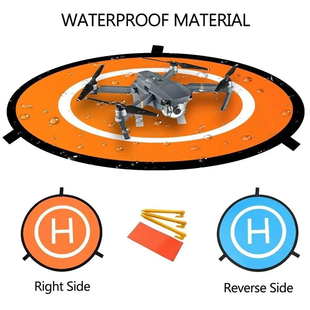 Foto 3 pulgar | Plataforma De Aterrizaje Para Drones Portátil, Impermeable, 55 Cm/22 Pulgadas, Universal - Venta Internacional.