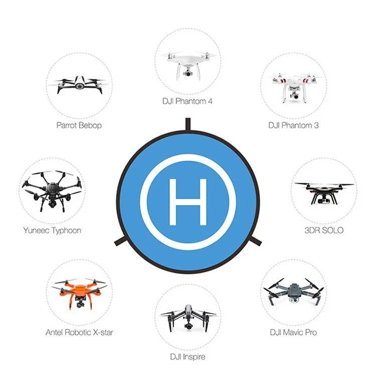 Foto 5 pulgar | Plataforma De Aterrizaje Para Drones Portátil, Impermeable, 55 Cm/22 Pulgadas, Universal - Venta Internacional.