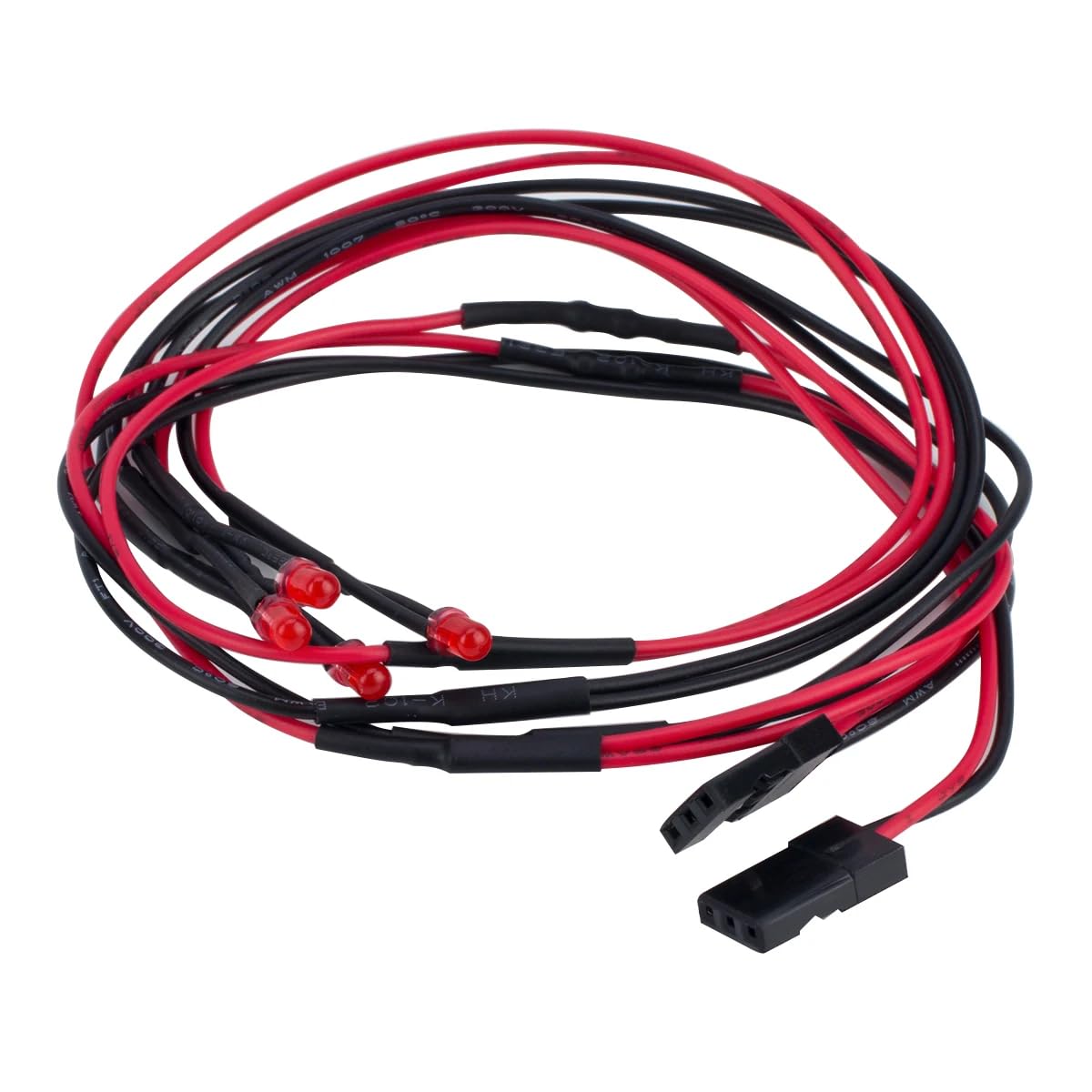 Foto 4 pulgar | Kit De Luces Led Rc Wheel Wheel Wheel Para 1/10 Scx10 Crawler (rojo) - Venta Internacional.