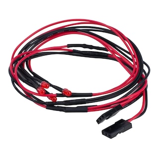 Foto 3 | Kit De Luces Led Rc Wheel Wheel Wheel Para 1/10 Scx10 Crawler (rojo) - Venta Internacional.