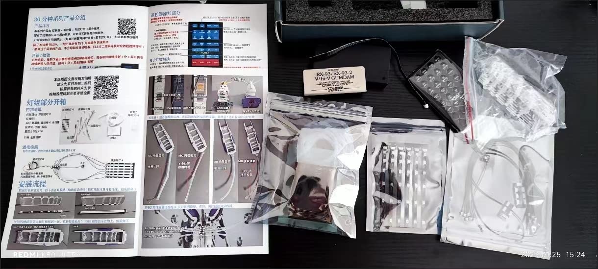 Foto 3 pulgar | Unidad Led Kosmos Rgb Para 1/100 Rx-93 Nu Gundam Ver.ka - Venta Internacional.